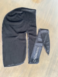 Durag en velours doux pour hommes et femmes, avec longue queue et larges sangles, pour 360 Waves - Product Image 4