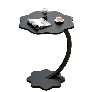 LINEA Hotel Modern Wood & Metal Multi-Use <b>Table</b> for Dining Room Living Room <b>Sofa</b> <b>Side</b> Cabinet Mini <b>Table</b> for Balcony Coffee Tabl - Product Image 1