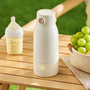 Hervidor de <span class=keywords><strong>Agua</strong></span> y Leche Inalámbrico Portátil de Acero Inoxidable de 500 ml, con Control Digital de Temperatura, Automático, para Coche y Hogar - Product Image 1
