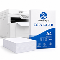 Papier de copie pour bureau, papier A4 70 g/m², papier pour imprimante A4, papier d'imprimante A4 - Blanc A4 70 g/m², 210x297 mm, 500 feuilles/rame