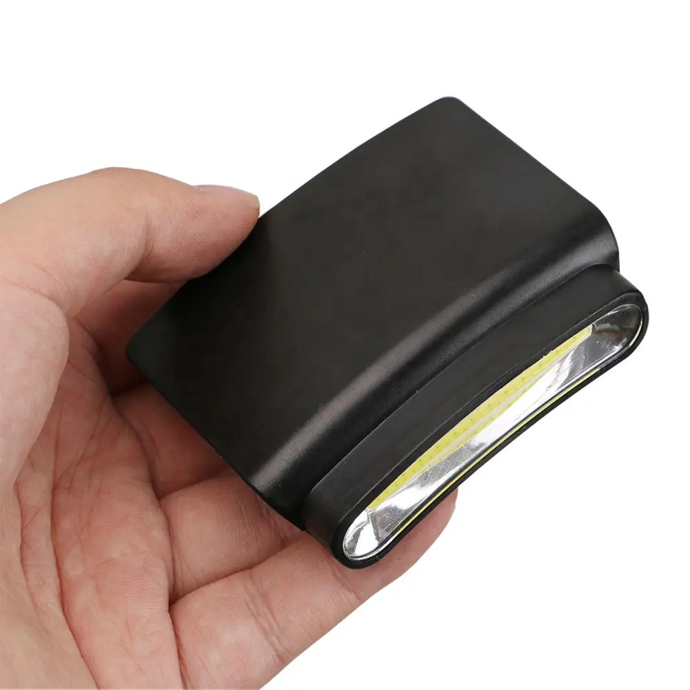 Portable Headlamp Clip on Cap Lamps LED COB Headlamp Mini Flashlight Outdoor Lighting Head Light Torch