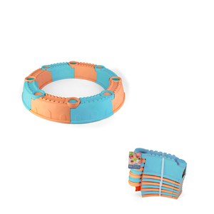 Ensemble de jouets de plage en paille de blé pour construction murale de sable, 9 pièces, avec étiquette volante, comprenant seau, bêche, pelle et moules, jouets de sable écologiques pour enfants - Product Image 5