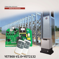Controlador de Puerta Corredera YET868-V2.0, Precio al por Mayor, Fábrica China, AC220V, para Abridor de Puerta de Garaje, Código de Aprendizaje