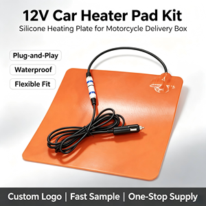 Plaque chauffante électrique en silicone 12V 100W pour sac de livraison de pizza élément chauffant durable pour la construction et l'industrie - Product Image 6