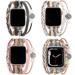 สายนาฬิกาข้อมือสแตนเลสสตีลแบบมุก สำหรับ Apple Watch 45 มม. SE 44 มม. 42 มม. 38 มม. พร้อมตัวล็อคแบบพับได้ - Product Image 4