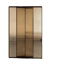Puerta Corredera de Aleación de Aluminio Personalizada de Alta Calidad, Aislamiento Térmico, Pantalla de Acero Inoxidable, Diseño Moderno, Superficie Acabada para el Hogar