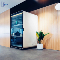 Cabina de Trabajo Insonorizada Portátil, Cabina de Reuniones de Oficina, Cabina Telefónica para Grabación, Reducción de Ruido, Precio de Fábrica