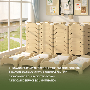 Оптовая продажа Hikeylove: Передвижная современная деревянная кроватка для малышей, детская кровать для школы, детского сада, мебель для гостиной - Product Image 2