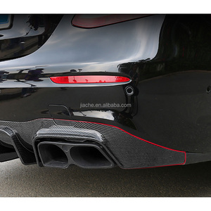 2 Piezas para Mercedes Benz Clase C / <span class=keywords><strong>E</strong></span> / <span class=keywords><strong>S</strong></span> / GLE / GLS W205 W212 E63, Cubiertas Negras para las Puntas del Silenciador del Tubo de Escape Trasero del Automóvil - Product Image 6