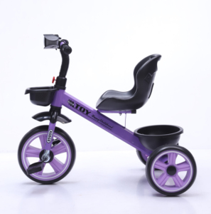 Nouveauté 2026 : Tricycle en métal pour enfants avec musique et lumières, draisienne évolutive – Vente en gros usine - Product Image 2