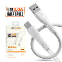 Pengisi daya Cepat PD 11 12 13 14, kabel pengisian daya USB to 8pin, kabel isi daya Cepat 3A 1M untuk iPhone 11 12 13 14
