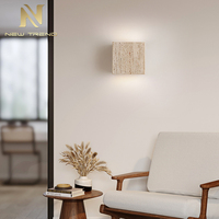 Applique murale LED moderne en travertin pour villa, café, restaurant, escalier, lumière chaude, style Simply Fashion