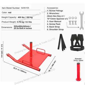 <span class=keywords><strong>Trineo</strong></span> de Velocidad con Arnés, Resistencia con Peso para <span class=keywords><strong>Crossfit</strong></span>, Carrera, Fútbol - Product Image 4