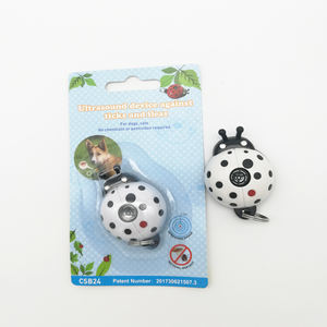 批发塑料宠物护理瓢虫形状防水环保超声波干虱和跳蚤驱避设备 - Product Image 2