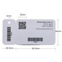 Tarjeta combinada triple en blanco RFID personalizada con impresión perforadora tarjetas de membresía de plástico VIP de PVC para gimnasio