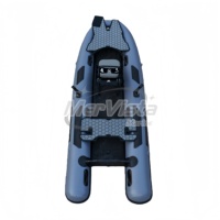 Kayak gonflable familial 400 cm certifié CE - Bateau en PVC gris à fond en V profond, vente chaude pour les voyages de loisirs