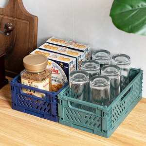 Hot Bán Văn Phòng Nhỏ Tổ Chức Nhà Máy Có Thể Gập Lại Lưu Trữ Đồ Chơi Giỏ Thùng Lưới Hộp Cho Đồ Lặt Vặt Sống Mục Nóng - Product Image 4