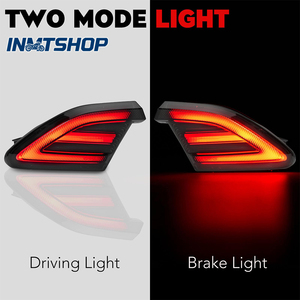 Luces Traseras Delanteras para Motocicleta INMT Bombardier <span class=keywords><strong>Spyder</strong></span> F3 F3-S, Luces LED Modificadas de Circulación Diurna, Luces de Freno, Intermitentes, Plástico - Product Image 4