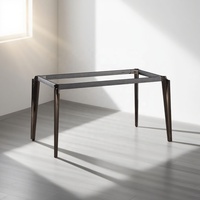 Tables à dîner turques modernes blanches avec chaises de salle à manger en tissu/cuir bicolore pour la maison, ensemble pour quatre personnes