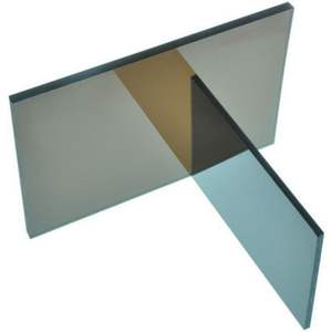 屋根用透明プラスチックポリカーボネート段ボール/ソリッドシート透明茶色屋根パネル卸売 - Product Image 1