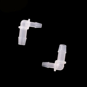 Raccord coudé à 2 voies en PVDF résistant à l'ozone JU Plastic, raccord à barbillon égal 1/4" 5/16" pour connecteurs de tuyaux - Product Image 4