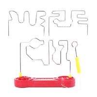 Zhiqu ZD-521 Électrique En Plastique Parent-Enfant Table Traversant Jouet Garçons Filles Enfants Concentration Formation Tactile Conducteur Labyrinthe