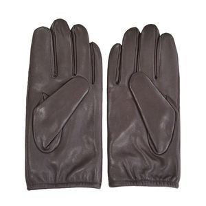 Men Winter Full Finger Leather <b>Gloves</b> Wrist Elastic Gathered Lined <b>Warm</b> Daily Wear <b>Gloves</b> - Product Image 6
