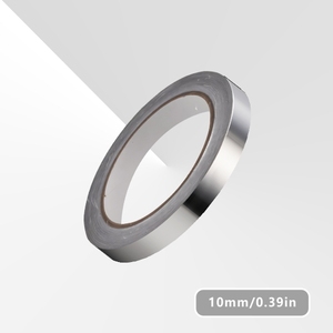 Gümüş HVAC alüminyum folyo bant ile akrilik yapıştırıcı su geçirmez isıya dayanıklı maskeleme için kendinden aşındırma gümüş şap koli bandı - Product Image 4