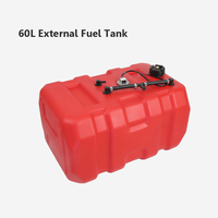 Réservoir de carburant marin 60L 90L grande capacité 16 Gal 24 Gal pour moteurs hors-bord avec capteur
