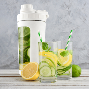 Vidro copo proteína shaker garrafa vidro borosilicato com manga silicone - Product Image 6