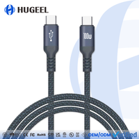 Cable USB C al por Mayor OEM, Cable de Datos USB con Carga Rápida PD, Cable Tipo C de Alta Calidad para Teléfono, Tableta, Portátil, Cables Trenzados de Nailon