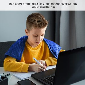 Coperta ponderata sensoriale Lap Pad ponderato per bambini autismo 2lbs/3lbs/5lbs - Product Image 3