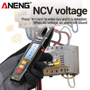 Pince ampèremétrique ANENG PN129 en forme de U, multimètre 4000 points de lecture, testeur de piles AAA, test de tension, courant et résistance <span class=keywords><strong>AC</strong></span>/<span class=keywords><strong>DC</strong></span> 600V - Product Image 5