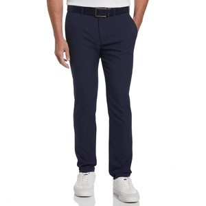 Pantalones sin Cinturón, Elegantes, para Todo Clima, de Talle Bajo, Flexibles, con Estampado Floral Borgoña, Clásicos, Ideales para Golf - Product Image 2