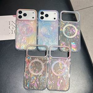Fundas para Celular Estilo INS para iPhone 15 Pro Max, Diseño de Mármol, Perla, Degradado, Patrón de Neblina, Compatible con iPhone 13 Pro - Product Image 2