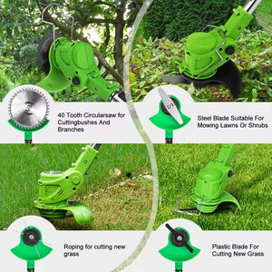 Tondeuse à gazon électrique 12V 24V, batterie Li-ion rechargeable, <span class=keywords><strong>débroussailleuse</strong></span> sans fil, coupe-herbe portable, fournisseur de jardinage à domicile - Product Image 5