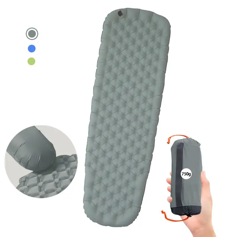 Vente en gros de tapis de tente ultraléger tapis de couchage portable et auto-gonflable matelas de camping gonflable automatique lit de camping