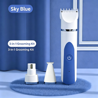 Tondeuse multifonctionnelle pour animaux de compagnie, rasoir électrique silencieux pour chiens et chats, tondeuse pour le corps entier et les pattes