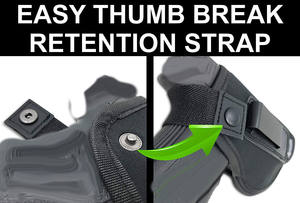 बीविज्ञान कारखाने ओएम कस्टम लोगो फैक्टरी यूनिसेक्स बंदूक नियोपेरीन नरम आरामदायक सार्वभौमिक छुपा ले <span class=keywords><strong>iwb</strong></span> होल्स्टर - Product Image 3