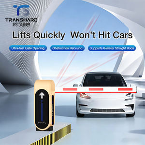 Barrière automatique en aluminium réglable intelligente 2026, barrière électrique avec protection IP67, éclairée pour le stationnement des voitures - Product Image 1