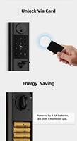 Cerradura Antirrobo Exquisita, Estándar Americano, para Puerta de Aluminio, Alta Seguridad, Mecánica, con Conectividad a la Aplicación Tuya y la Nube