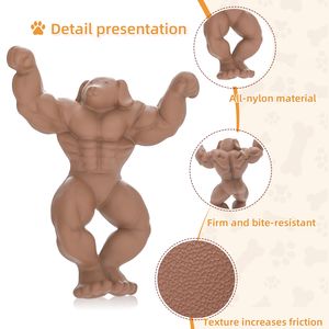 Kangdarpet Durable Muscle <span class=keywords><strong>Dog</strong></span> <span class=keywords><strong>Man</strong></span> Nylon <span class=keywords><strong>Dog</strong></span> Toy con sabor <span class=keywords><strong>a</strong></span> carne Interactivo Resistente <span class=keywords><strong>a</strong></span> mordeduras Indestructible <span class=keywords><strong>Dog</strong></span> Chew Toy - Product Image 2