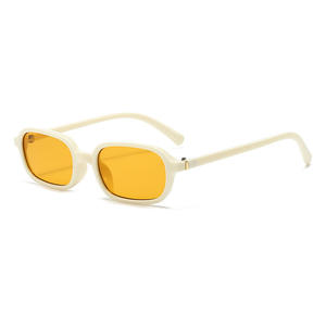Lunettes de <span class=keywords><strong>soleil</strong></span> tendance, monture noire étroite, petit visage, UV400, lunettes de <span class=keywords><strong>soleil</strong></span> carrées simples et élégantes pour femmes - Product Image 6