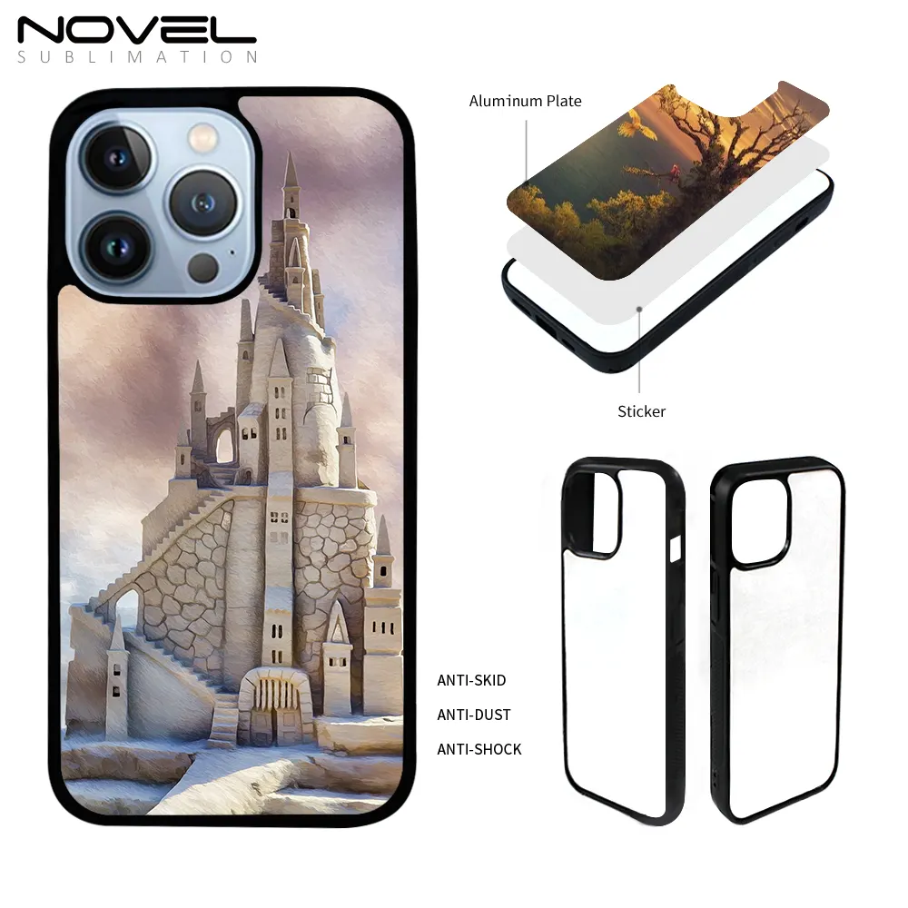 For iPhone 13 Pro Factory Provide Blank Sublimation 2D TPU Phone Case