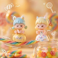 Nouveauté : Figurines PVC Mengdana's Little World Minis Blind Box – Adorables petites filles animées, boîte mystère, figurines en vinyle à collectionner