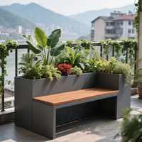 Armoire métallique détachable sur mesure pour jardin suspendu, boîtier d'équipement en acier thermolaqué, service d'usine OEM ODM