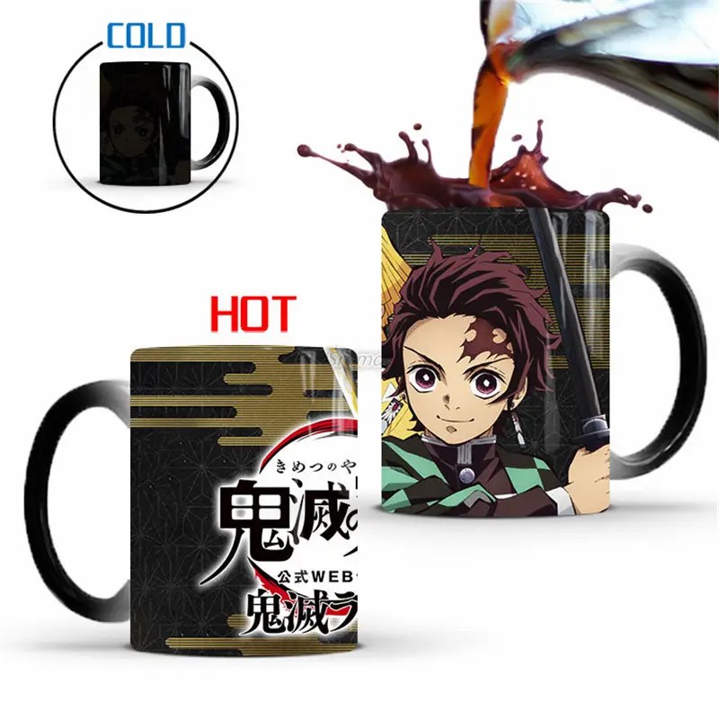 Sromda Hot Anime Demon Slayer Kaffeetasse Keramik Kaffeetasse Zum Verkauf Cartoon Design Magic Mug