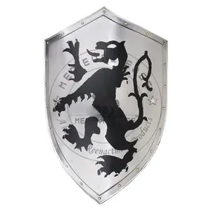 Handmade Knight Armour Steel Shield Battle Reenactment Dragon Shield