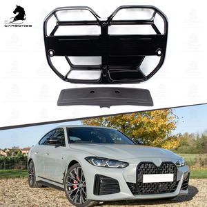 G26 griglia ABS nero opaco doppia doghe griglia paraurti anteriore con ACC per <span class=keywords><strong>Bmw</strong></span> <span class=keywords><strong>serie</strong></span> <span class=keywords><strong>4</strong></span> coupé <span class=keywords><strong>4</strong></span> porte G26 2021 2022 2023 G26 Grill - Product Image 2