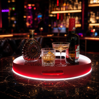 Plateaux décoratifs personnalisés pour présentoirs de bouteilles de bar, salons d'hôtel et services de boissons promotionnels OEM ODM
